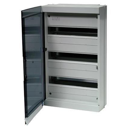 COFFRET A FUSIBLES VIDE FIX-O-RAIL 150 3 RANGEES 54 MODULES