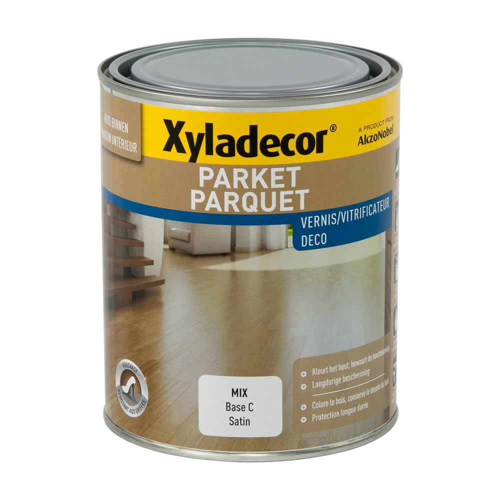 VITRIFICATEUR PARQUET SATINÉ BASE CLEAR 990ML