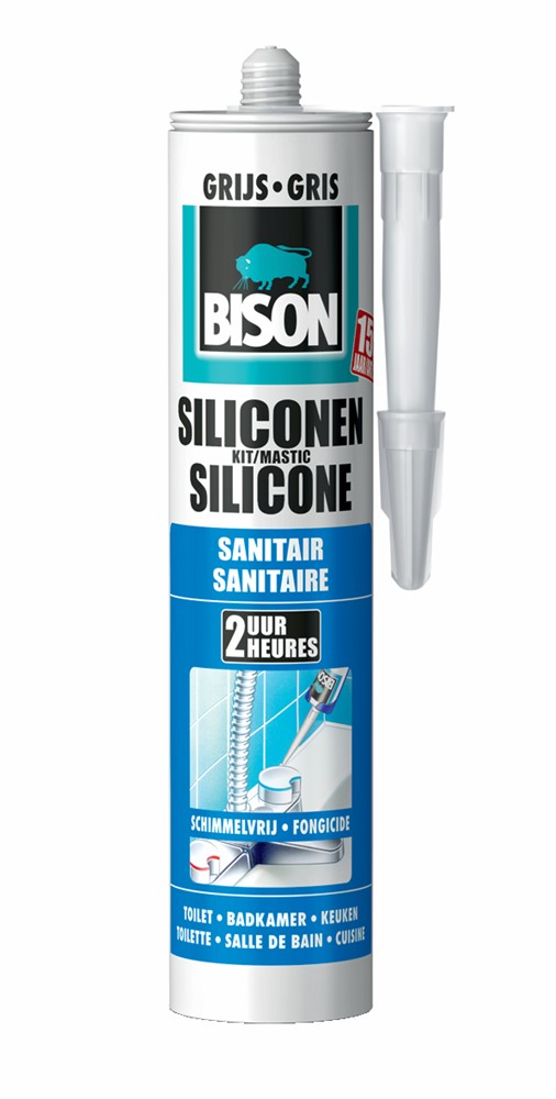 Siliconenkit Sanitair Grijs 300ml