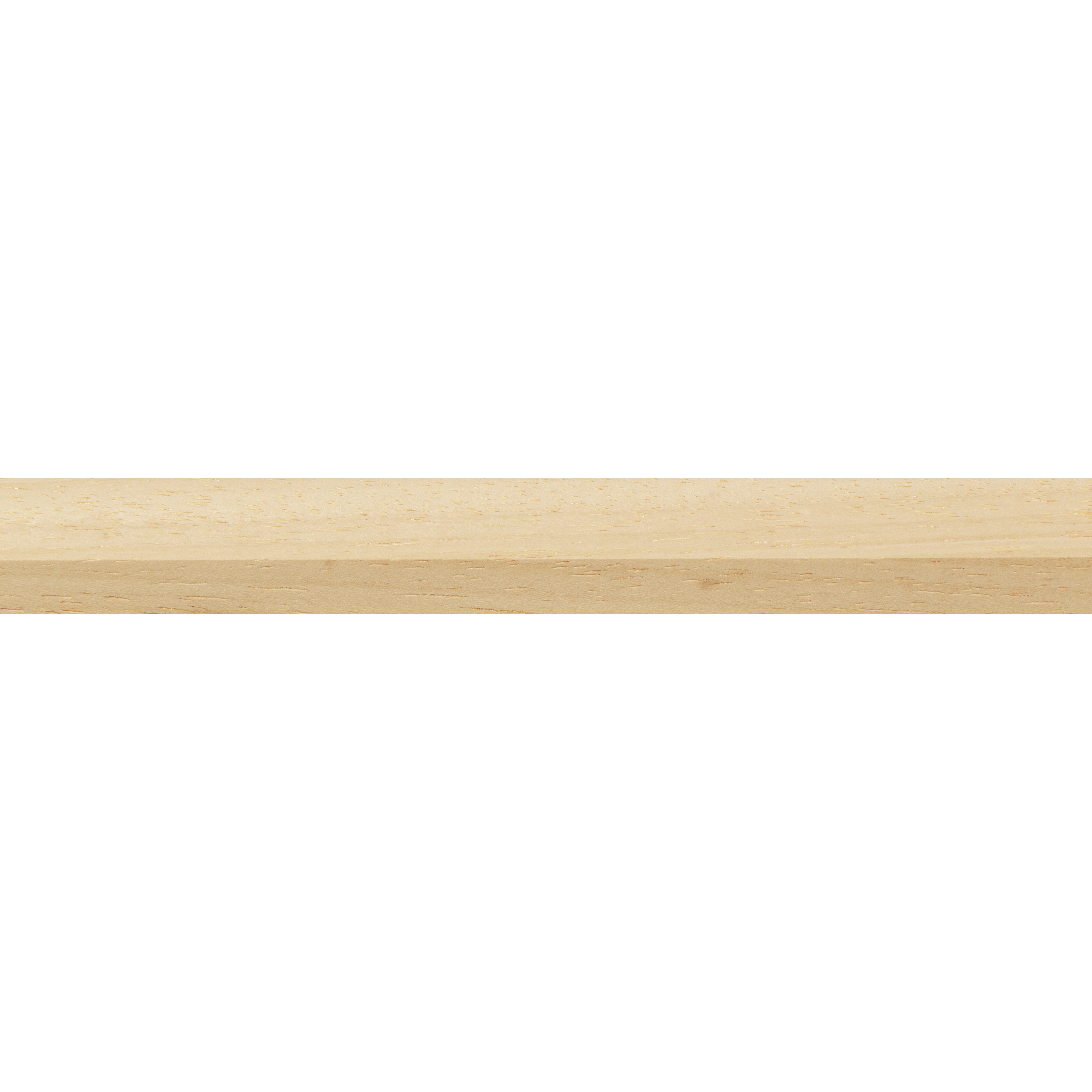 LATTE RABOTÉE BOIS DUR BLANC 9X18MM 240CM