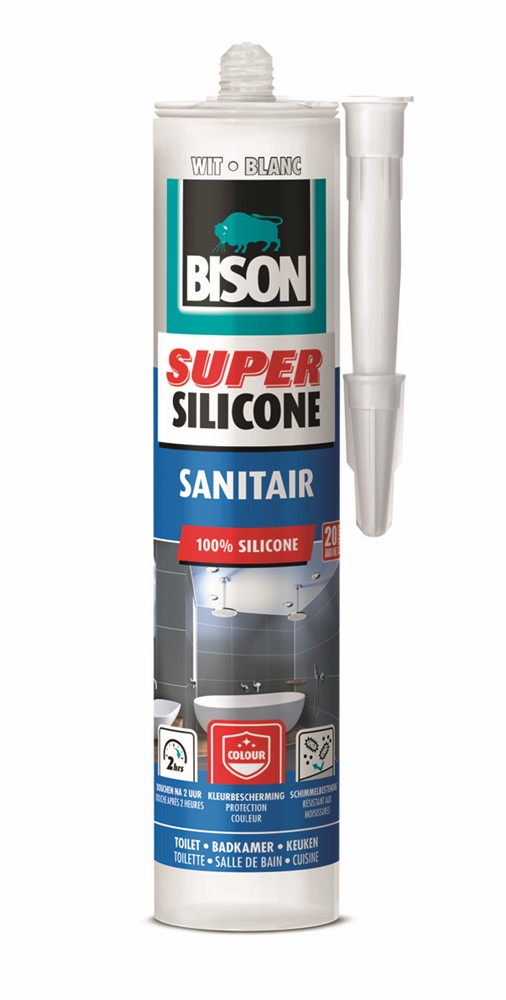 Super Silicone Sanitair Wit 300ml