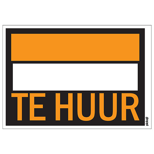 AFFICHE 'TE HUUR' 25X35CM