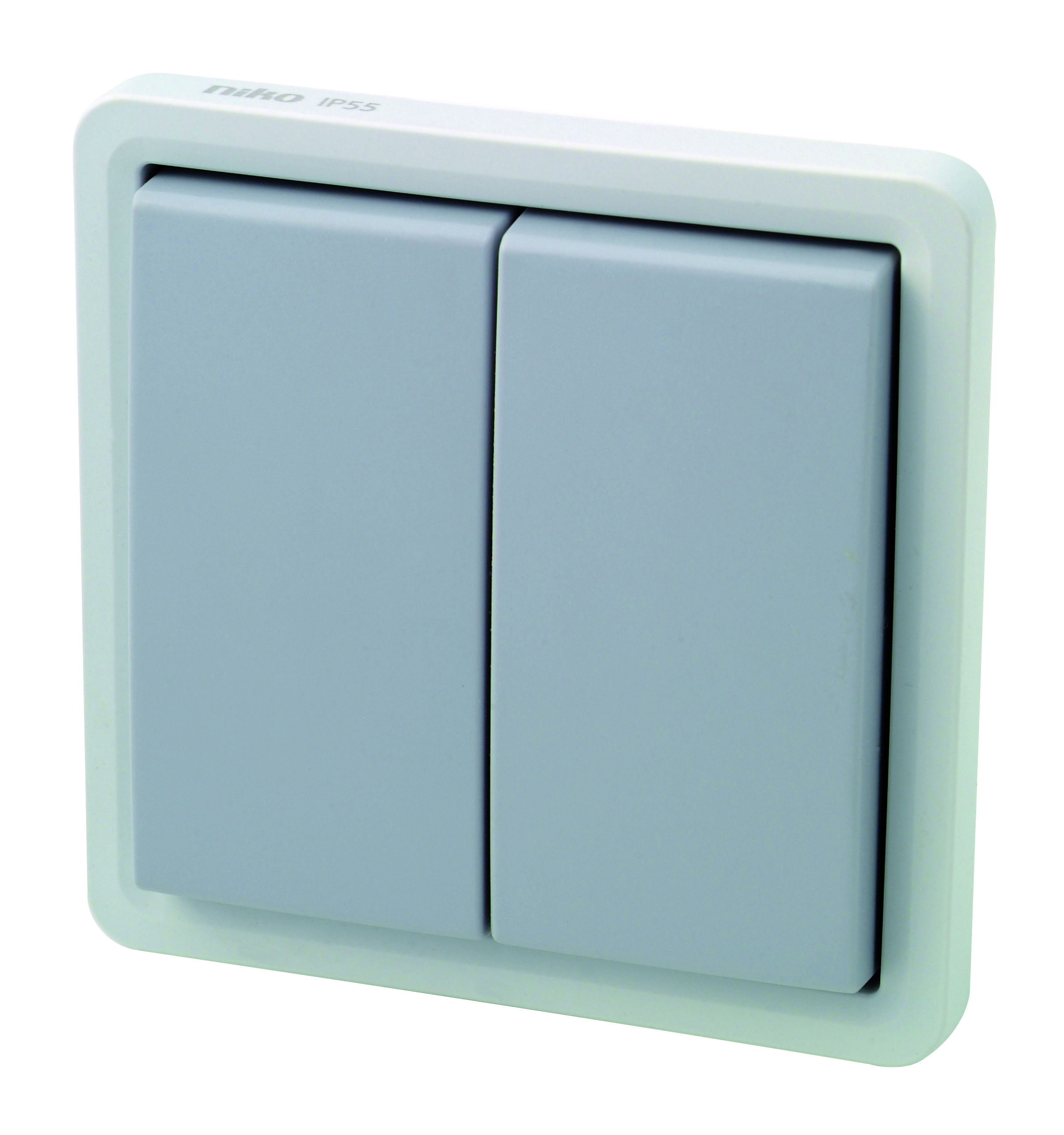INTERRUPTEUR DOUBLE ALLUMAGE NEW HYDRO GRIS